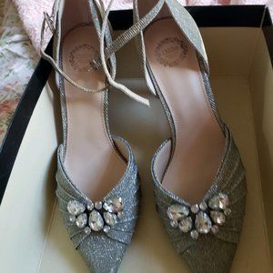 I.  Miller Cady Heels in Silver size 7 1/2